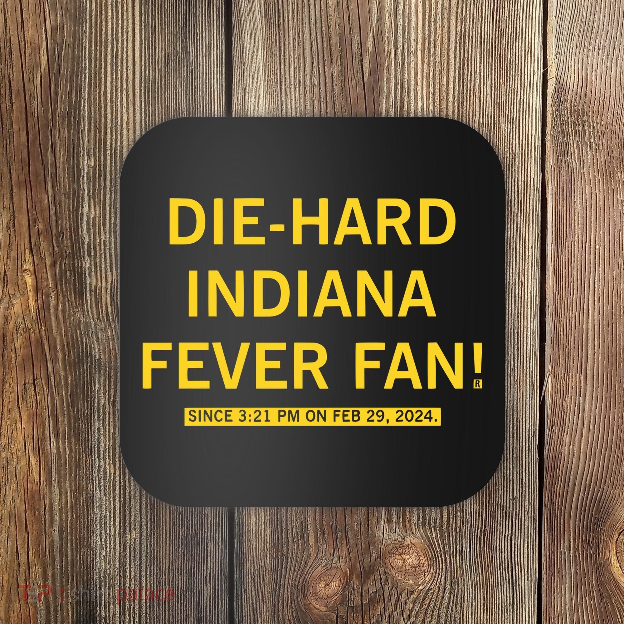 Diehard Indiana Fever Fan Coaster