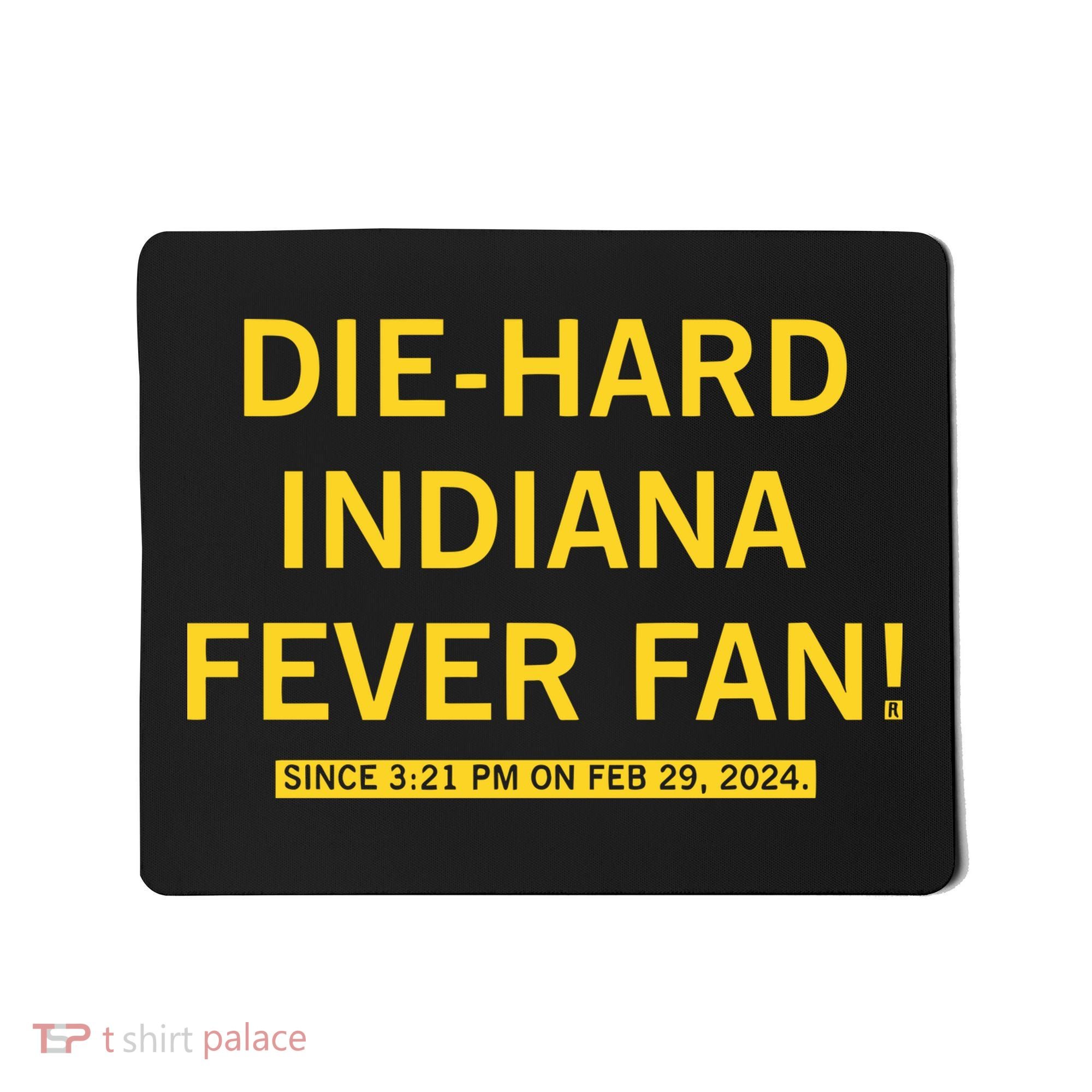 Diehard Indiana Fever Fan Mousepad