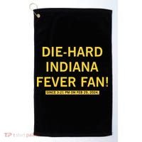 Diehard Indiana Fever Fan Golf Towel thumb 0