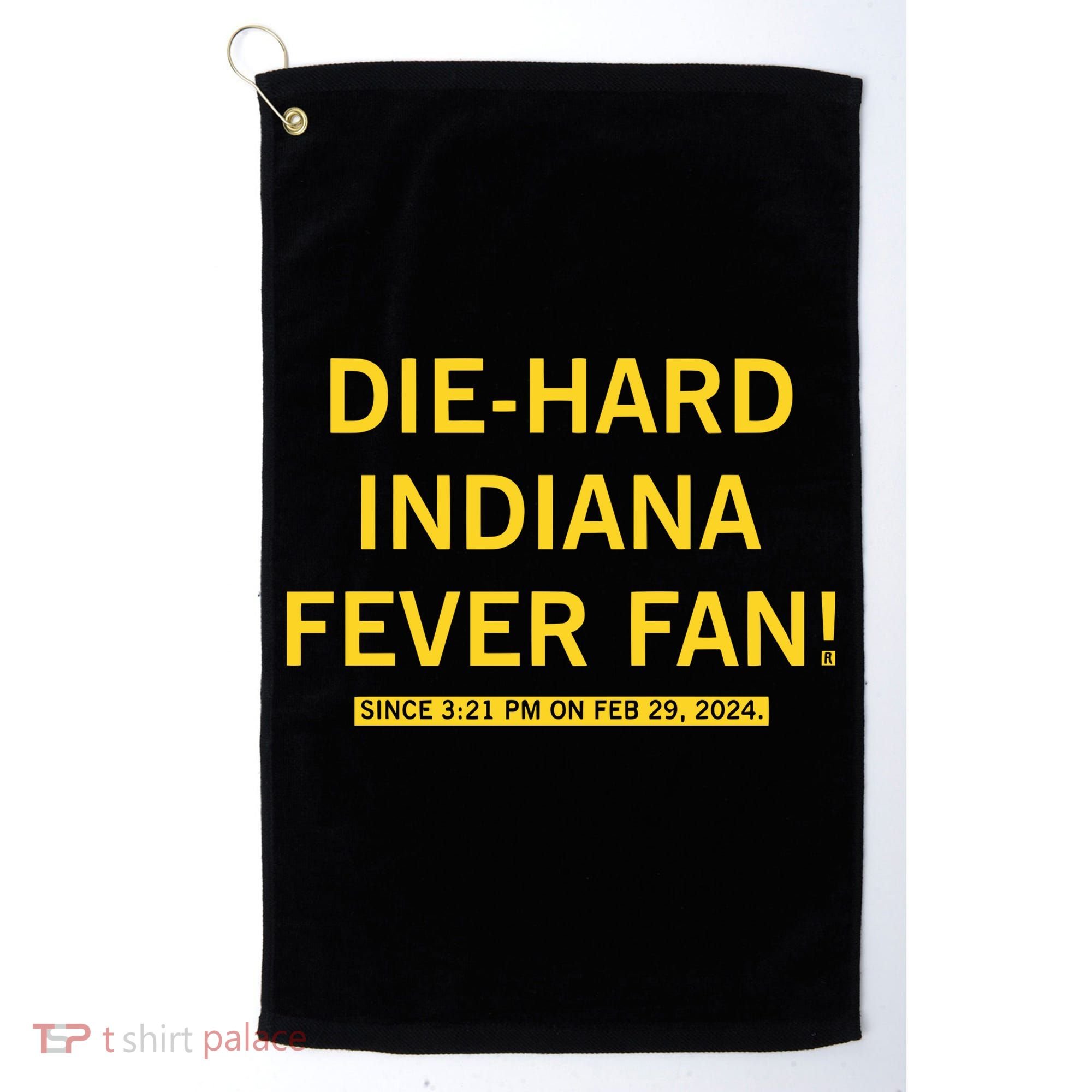 Diehard Indiana Fever Fan Golf Towel