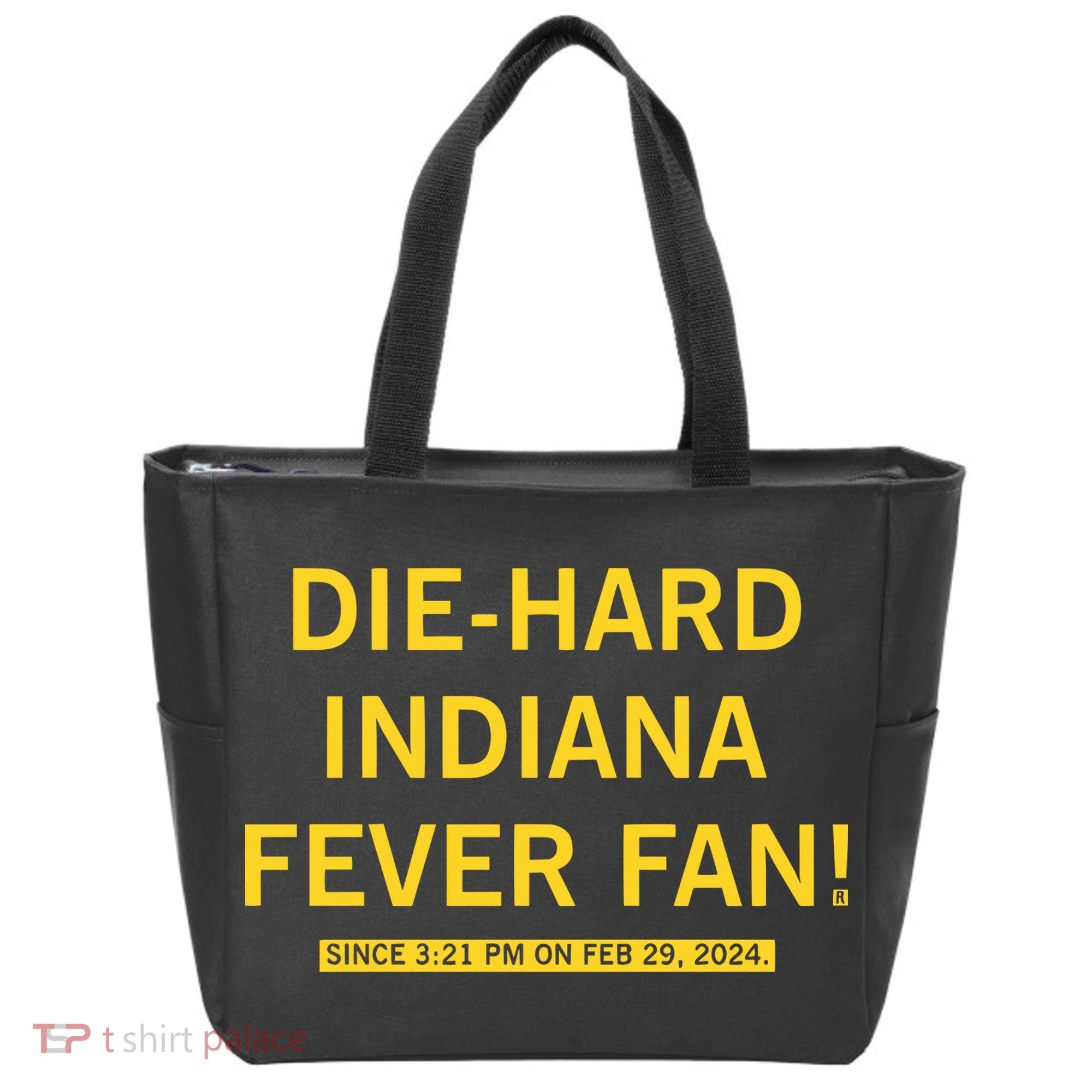 Diehard Indiana Fever Fan Tote Bag