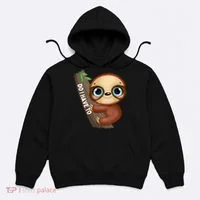 Do I Have To Funny Sloth Hoodie thumb 0