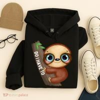 Do I Have To Funny Sloth Hoodie thumb 4