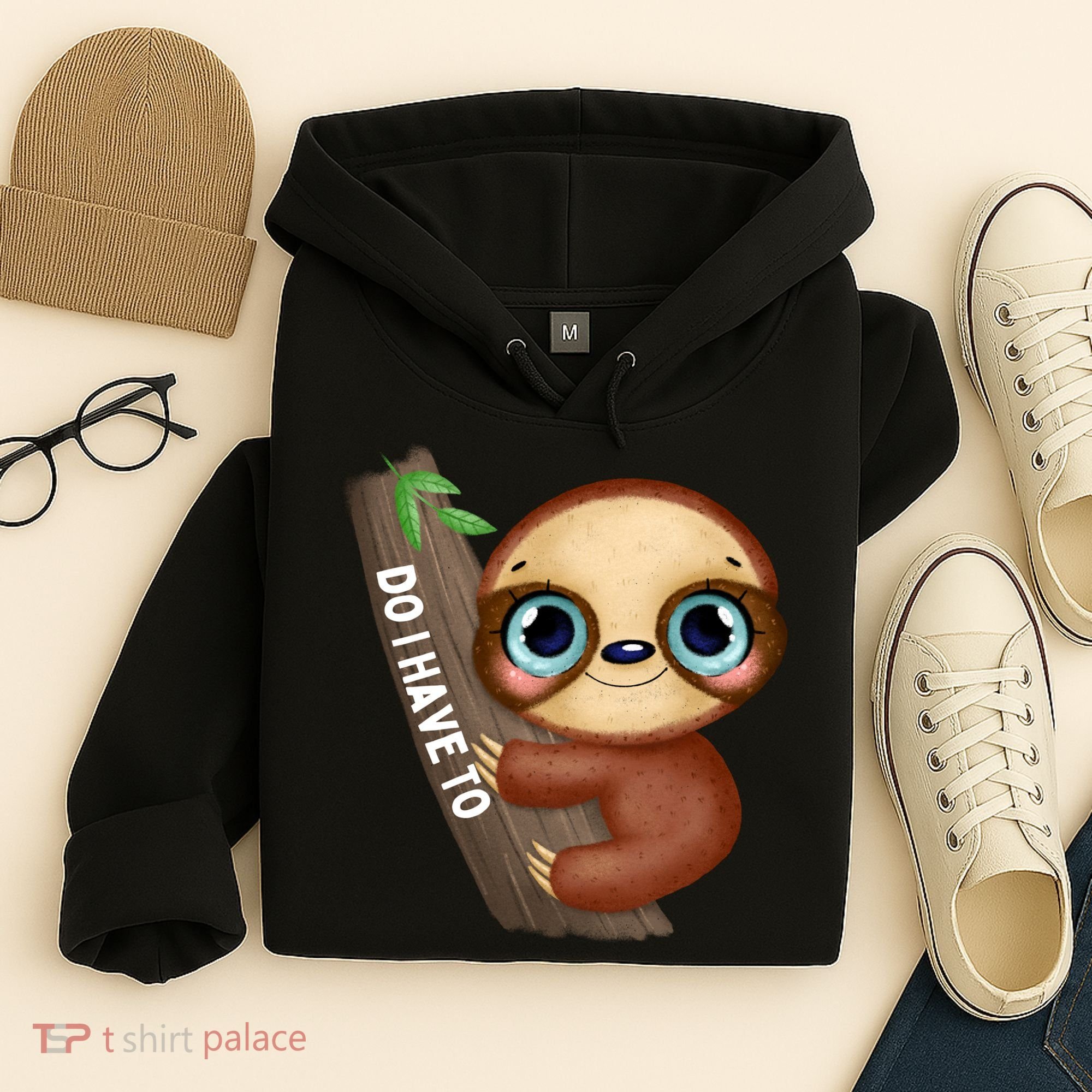 Do I Have To Funny Sloth Hoodie