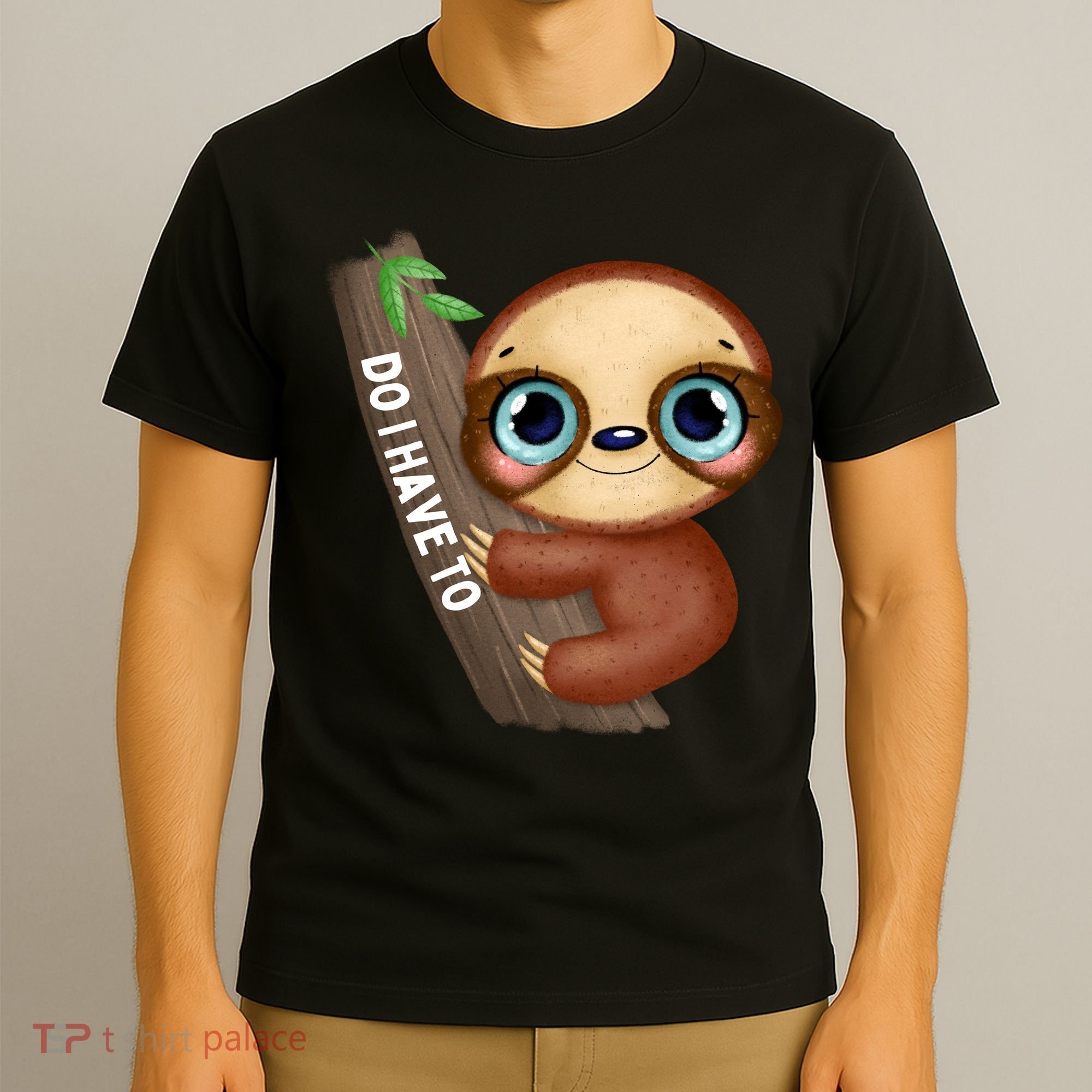 Do I Have To Funny Sloth T-Shirt