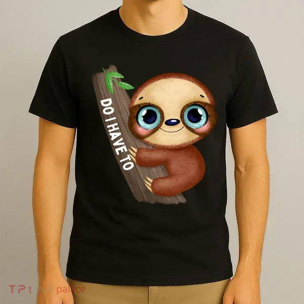Do I Have To Funny Sloth T-Shirt
