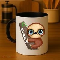 Do I Have To Funny Sloth Coffee Mug thumb 4