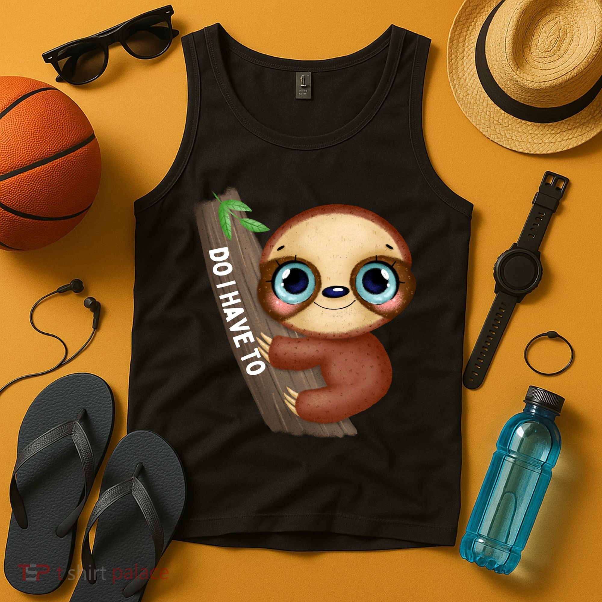 Do I Have To Funny Sloth Tank Top