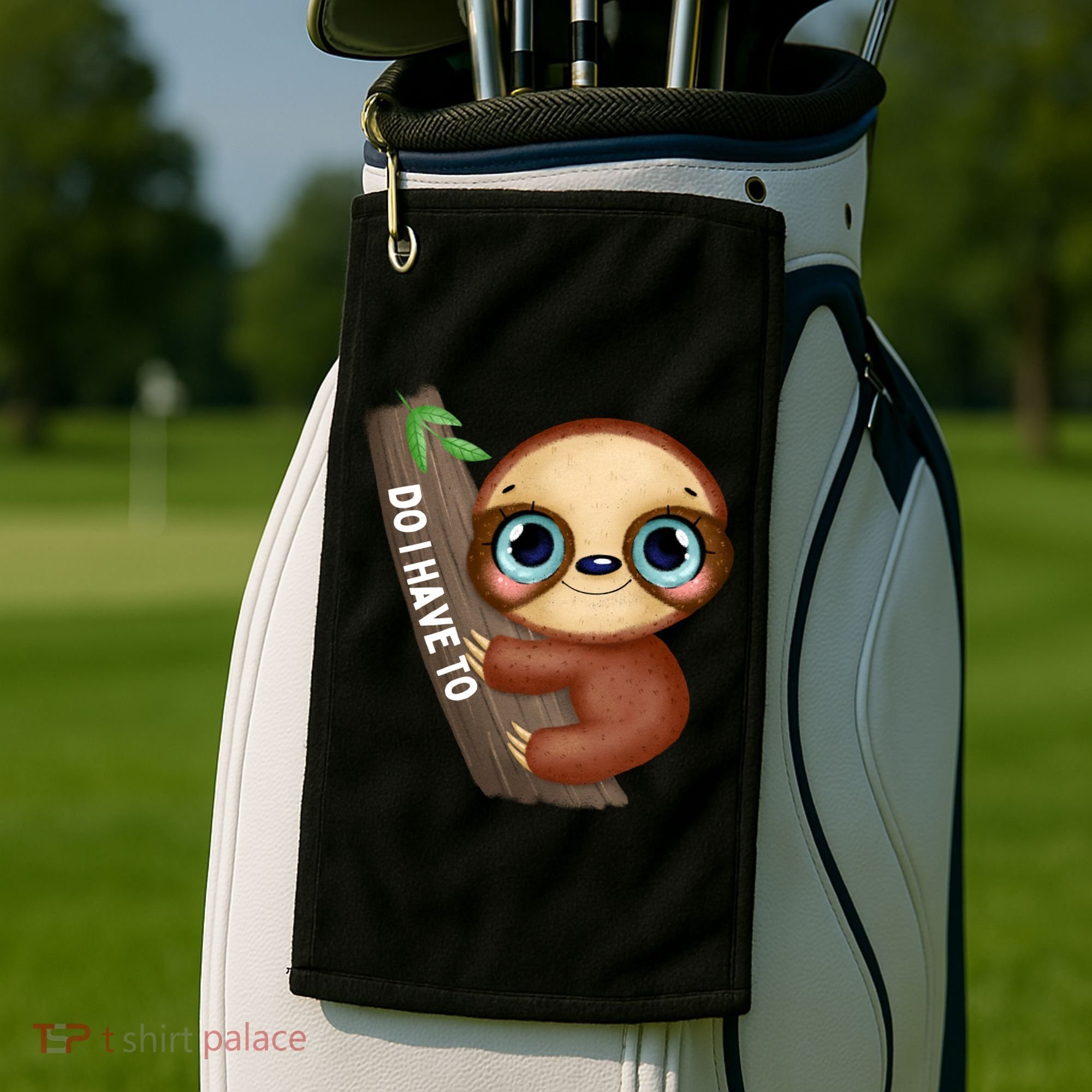 Do I Have To Funny Sloth Golf Towel