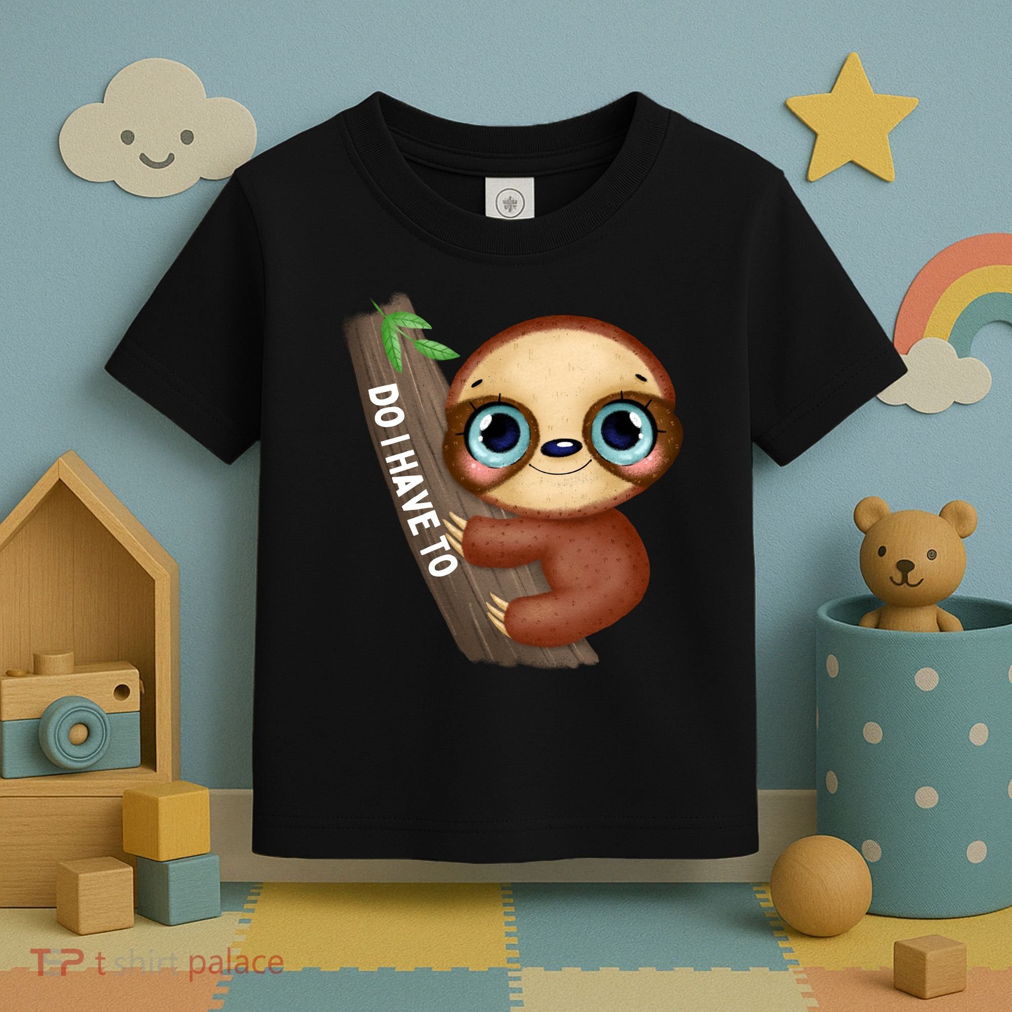 Do I Have To Funny Sloth Toddler T-Shirt
