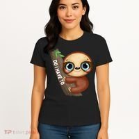 Do I Have To Funny Sloth Women's T-Shirt thumb 4
