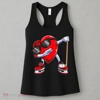 Dabbing Ice Hockey Heart Gift For Valentine's Day Men Boys Kids Gift Women's Tank Top thumb 3