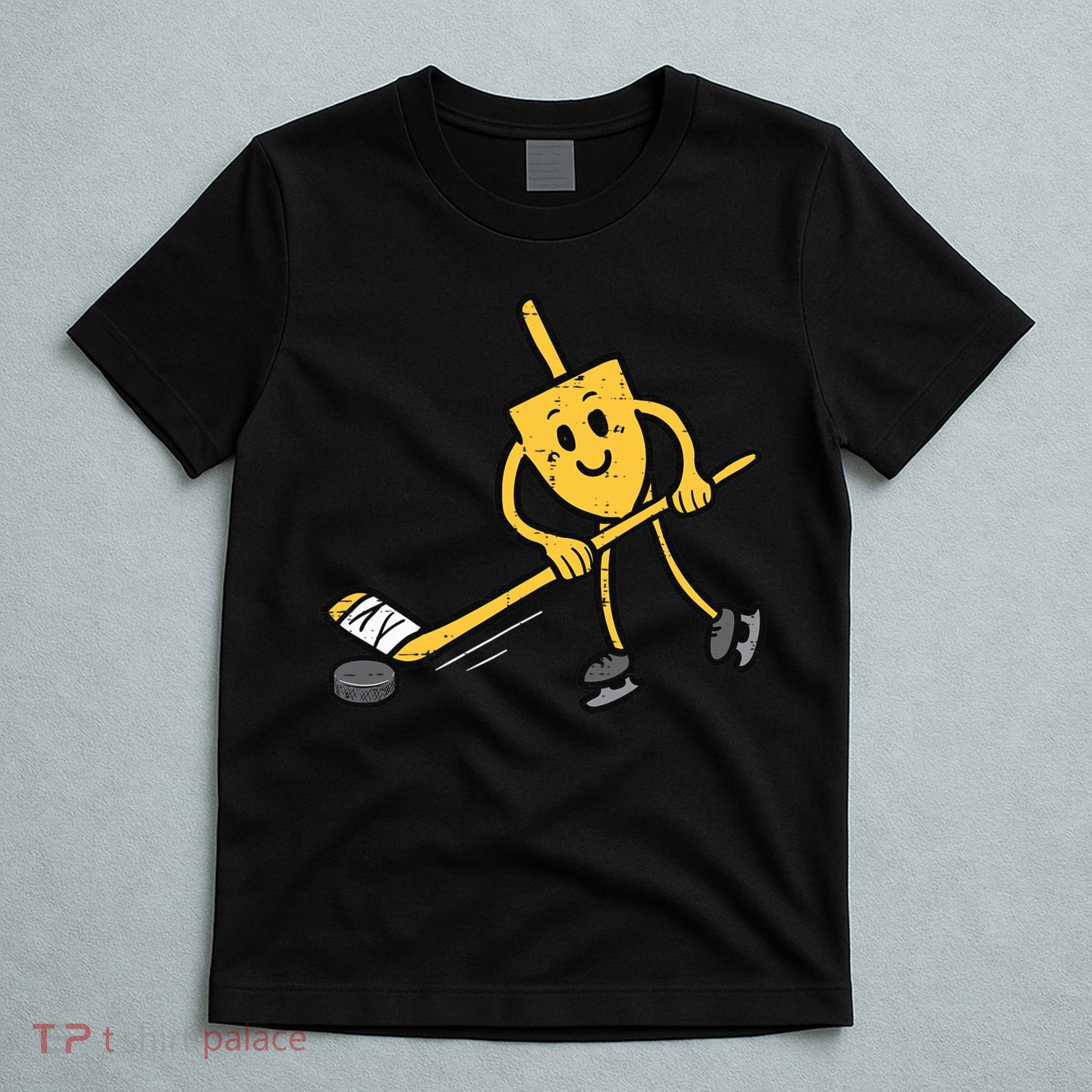 Dreidel Ice Hockey Hanukkah Chanukah Jewish T-Shirt