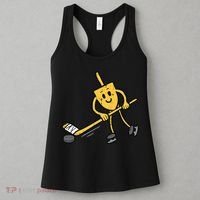 Dreidel Ice Hockey Hanukkah Chanukah Jewish Women's Tank Top thumb 3