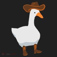 Duck In His Cowboy Hat Goose In Boots Women's Sweatshirt thumb 2