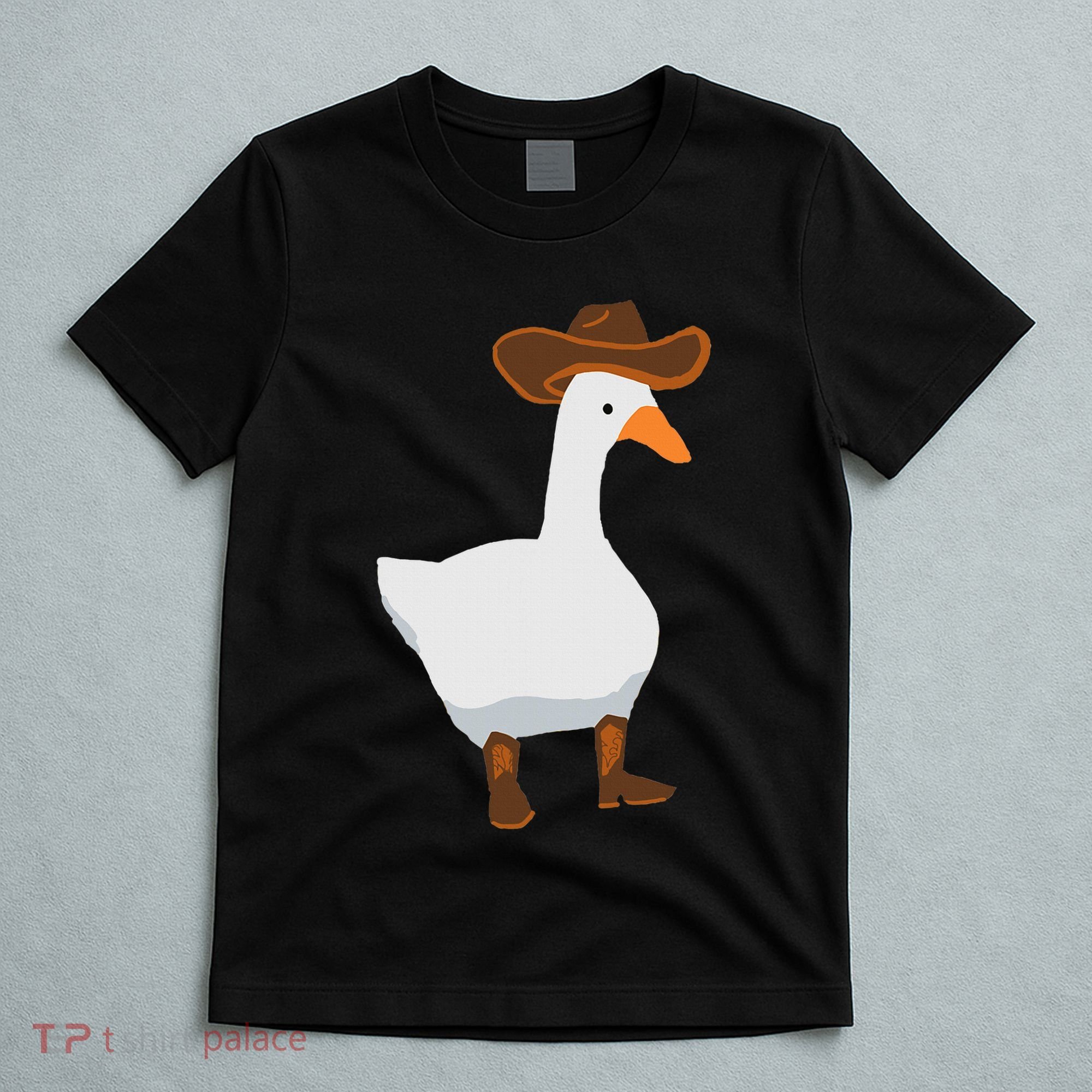 Duck In His Cowboy Hat Goose In Boots T-Shirt