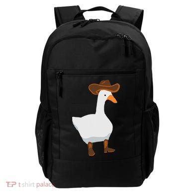 Duck In His Cowboy Hat Goose In Boots Backpack