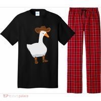 Duck In His Cowboy Hat Goose In Boots Pajama Set thumb 0