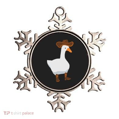 Duck In His Cowboy Hat Goose In Boots Ornament