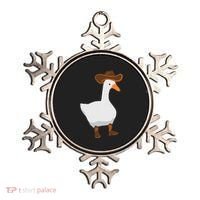 Duck In His Cowboy Hat Goose In Boots Ornament thumb 0