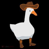 Duck In His Cowboy Hat Goose In Boots Ornament thumb 1