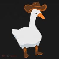 Duck In His Cowboy Hat Goose In Boots Women's T-Shirt thumb 6