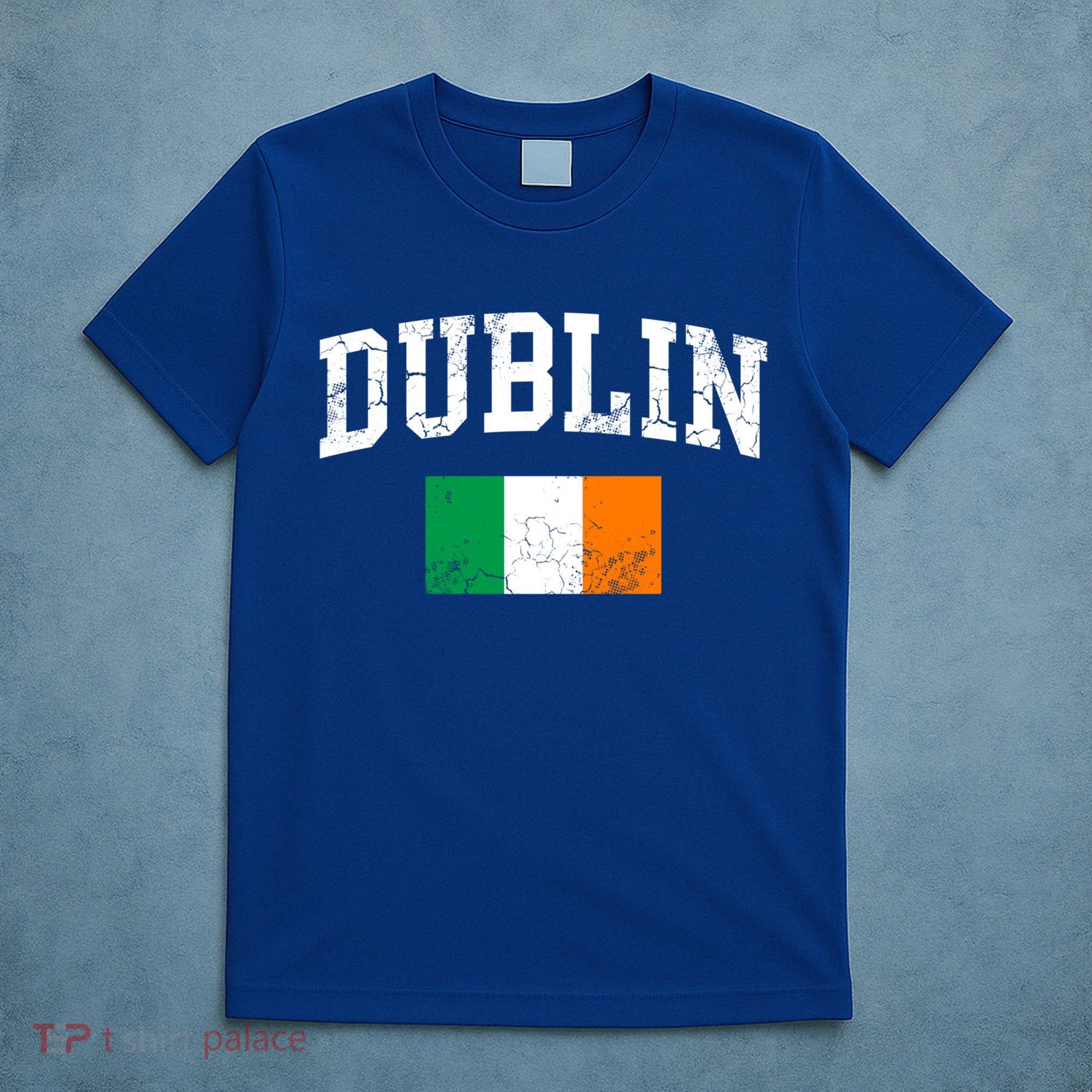 Dublin Ireland Irish Flag St Patrick's Day Men Women Kids Gift T-Shirt