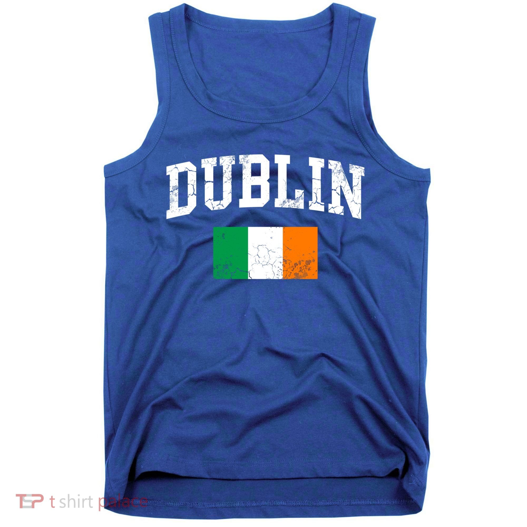 Dublin Ireland Irish Flag St Patrick's Day Men Women Kids Gift Tank Top
