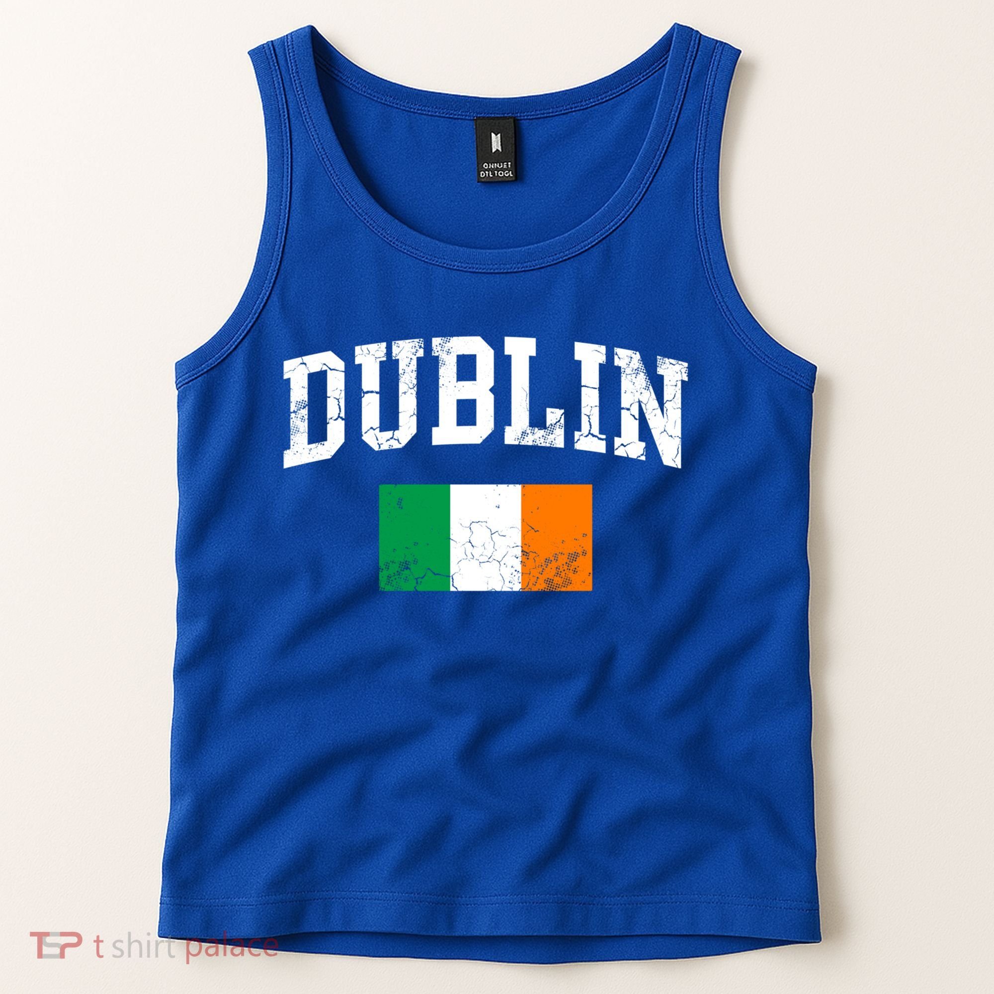 Dublin Ireland Irish Flag St Patrick's Day Men Women Kids Gift Tank Top