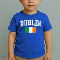 Dublin Ireland Irish Flag St Patrick's Day Men Women Kids Gift Toddler T-Shirt thumb 2