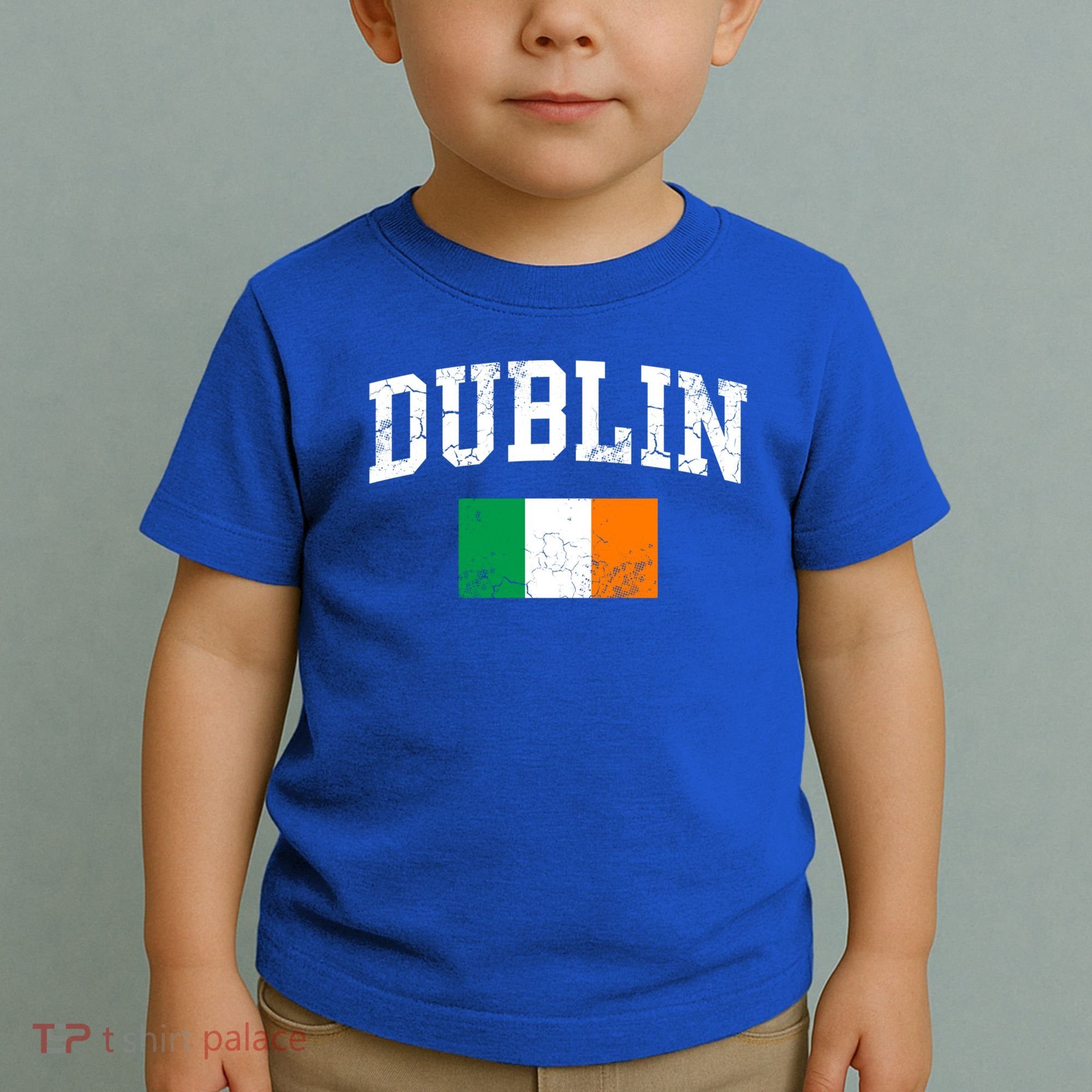 Dublin Ireland Irish Flag St Patrick's Day Men Women Kids Gift Toddler T-Shirt