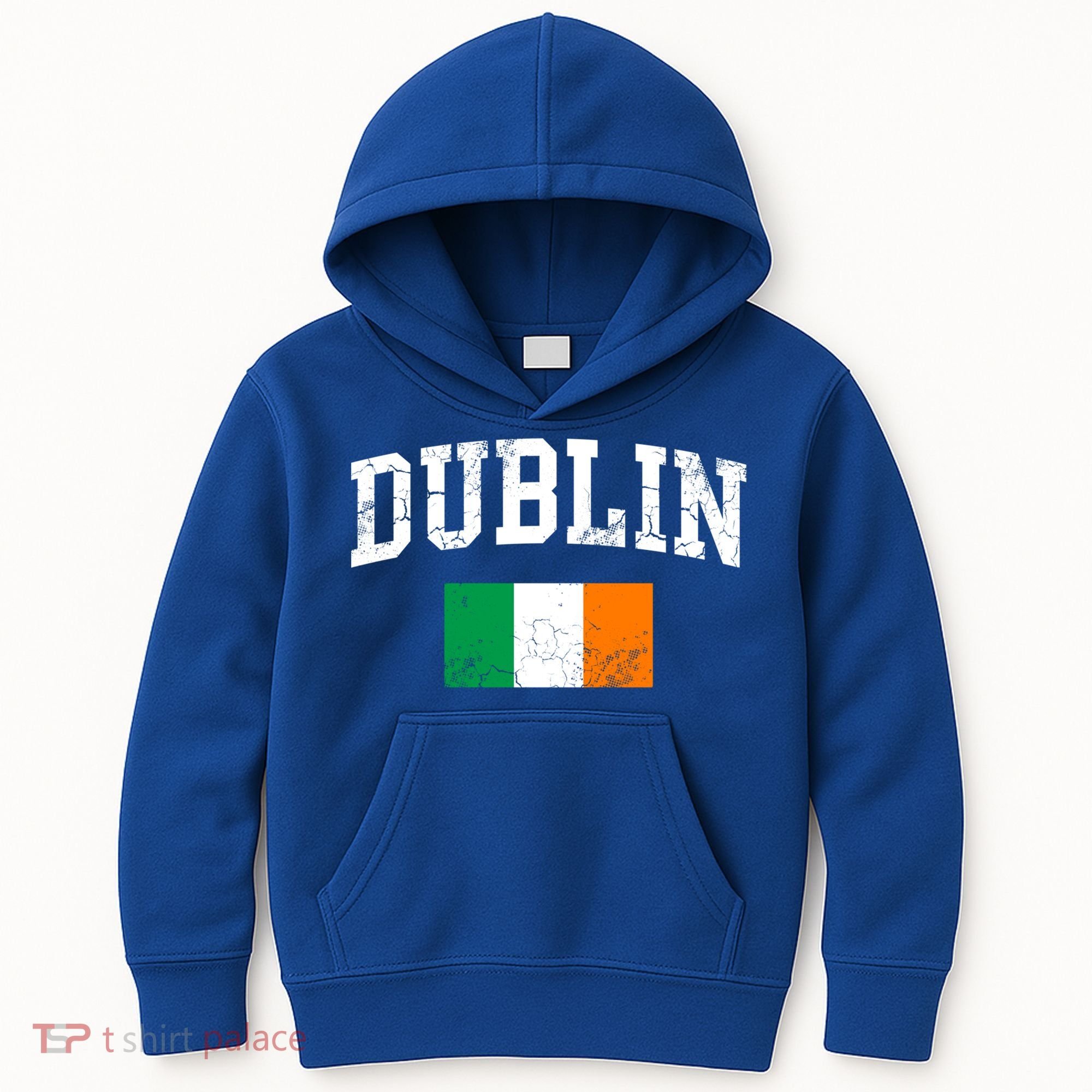 Dublin Ireland Irish Flag St Patrick's Day Men Women Kids Gift Kids Hoodie