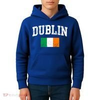 Dublin Ireland Irish Flag St Patrick's Day Men Women Kids Gift Kids Hoodie thumb 4