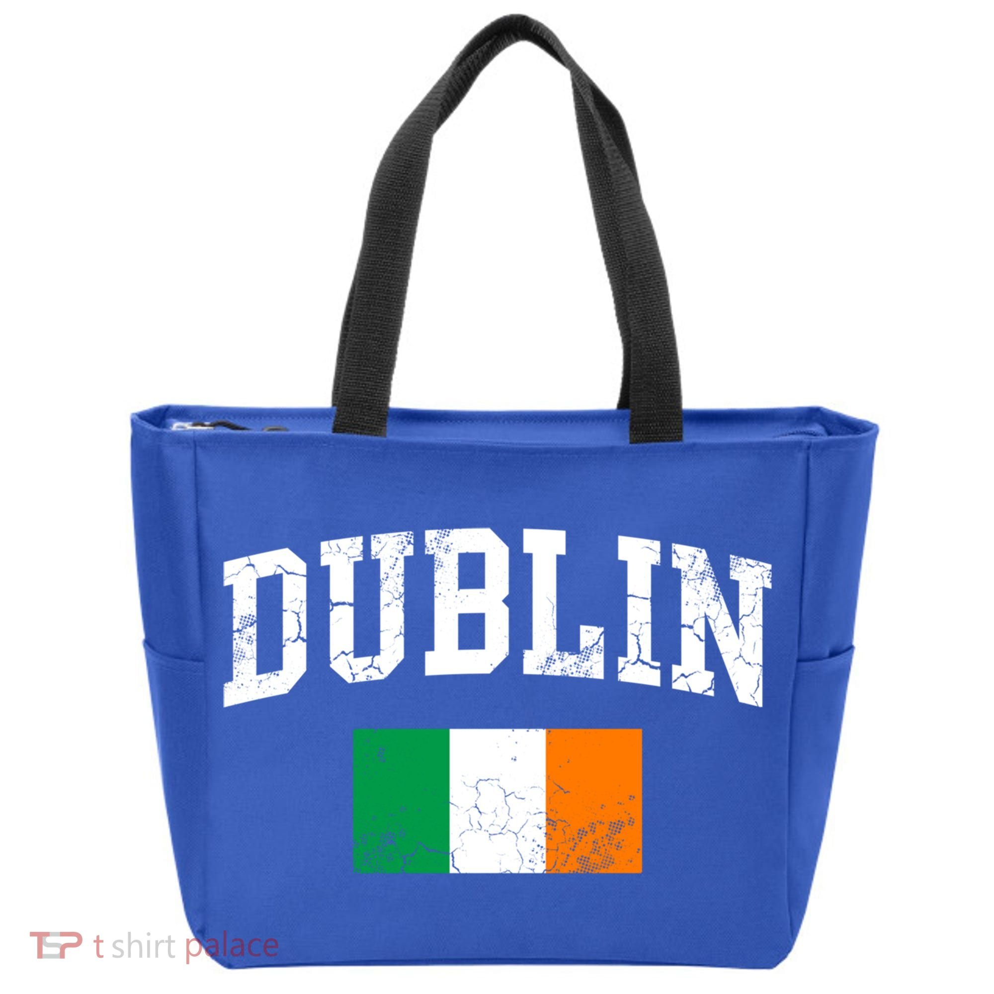 Dublin Ireland Irish Flag St Patrick's Day Men Women Kids Gift Tote Bag