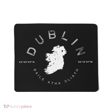 Dublin Ireland Irish Retro Vintage Graphic Mousepad