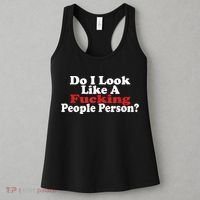 Do I Look Like A Fucking People Person Humor Women's Tank Top thumb 3