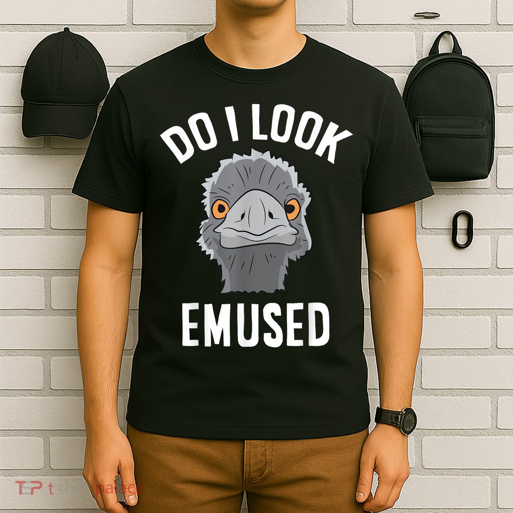Do I Look Amused Funny Emu Animal Love Emus. T-Shirt