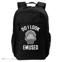 Do I Look Amused Funny Emu Animal Love Emus. Backpack thumb 0