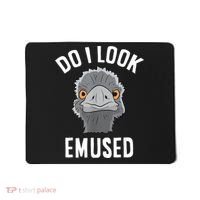 Do I Look Amused Funny Emu Animal Love Emus. Mousepad thumb 0
