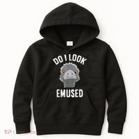 Do I Look Amused Funny Emu Animal Love Emus. Kids Hoodie thumb 0