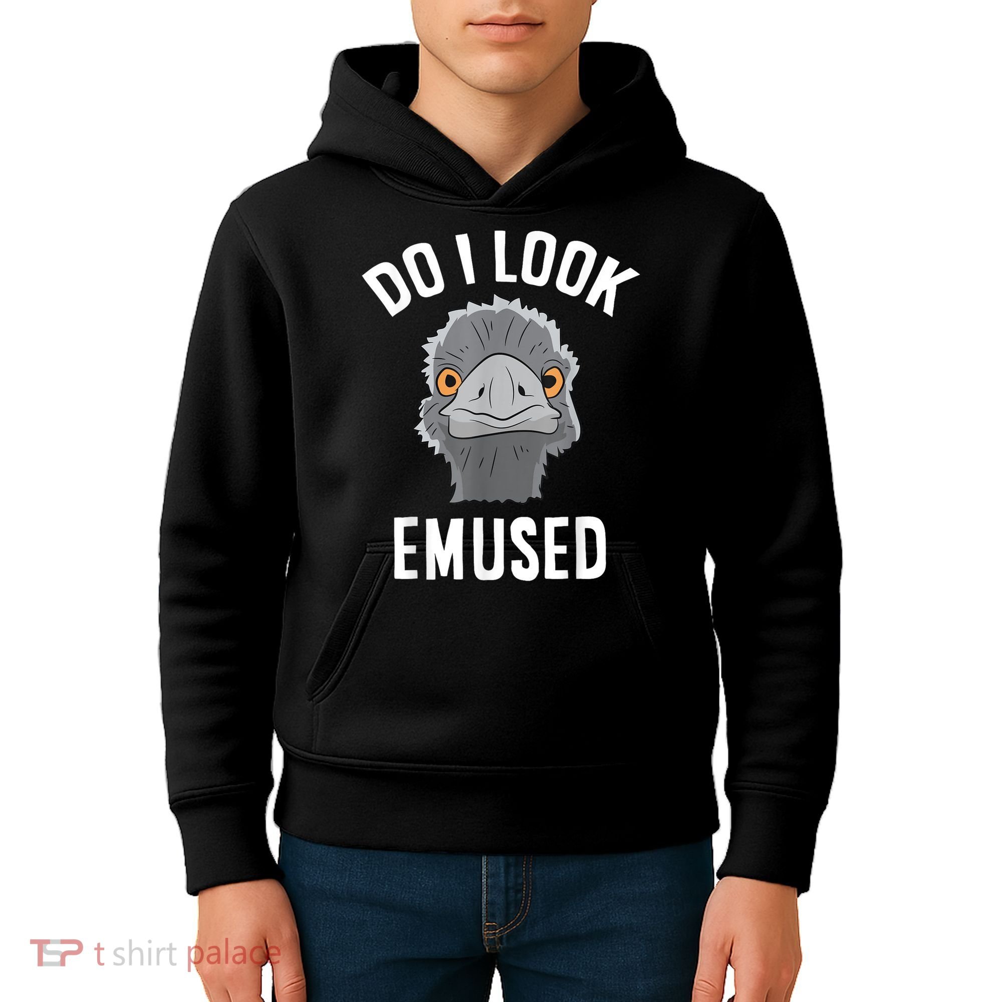 Do I Look Amused Funny Emu Animal Love Emus. Kids Hoodie