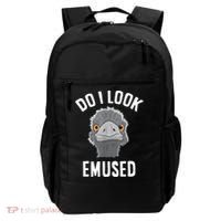 Do I Look Amused Funny Emu Animal Love Emus. Backpack thumb 0