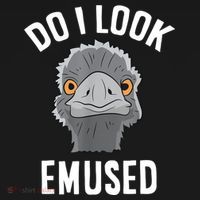 Do I Look Amused Funny Emu Animal Love Emus. Backpack thumb 2