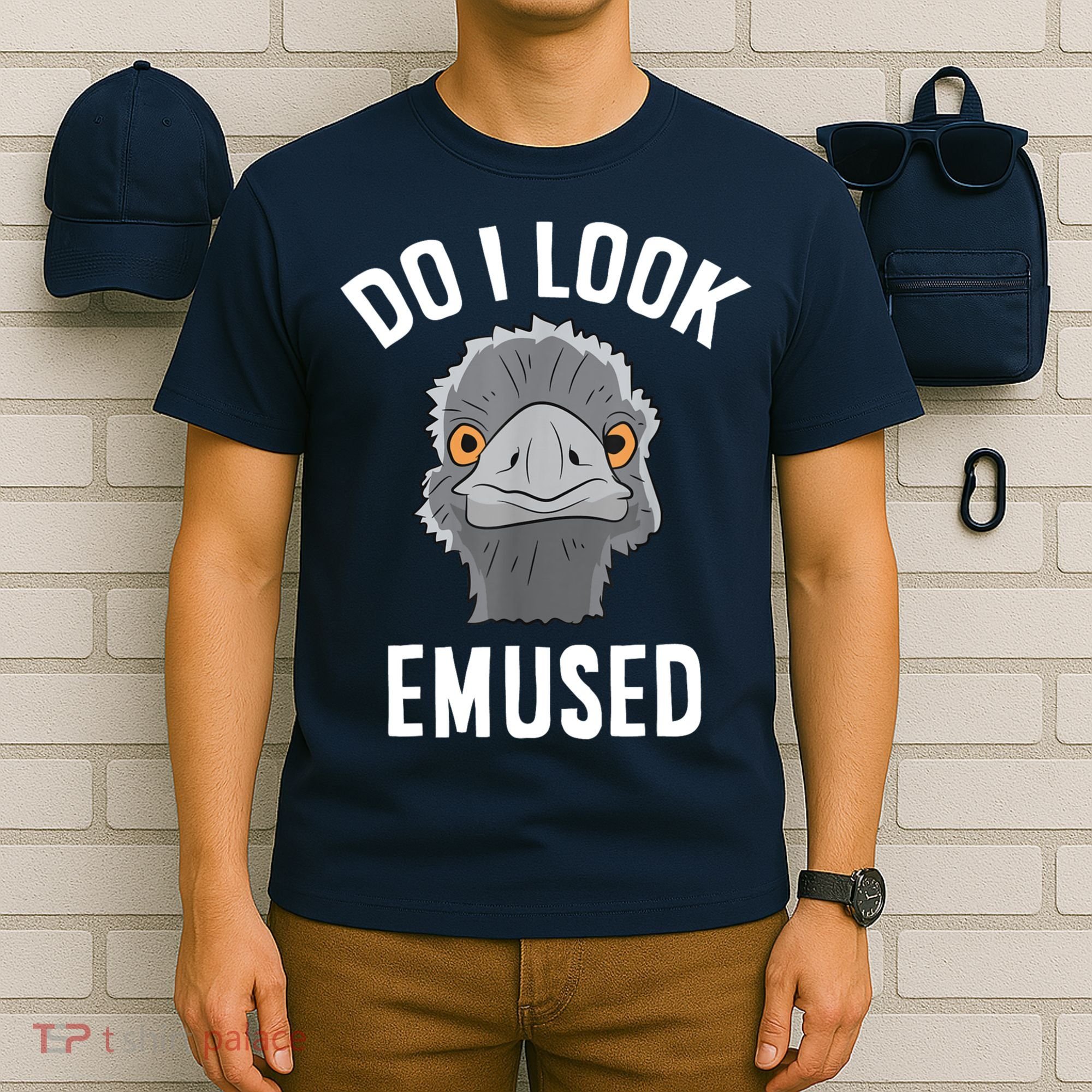 Do I Look Amused Funny Emu Animal Love Emus. T-Shirt