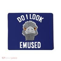 Do I Look Amused Funny Emu Animal Love Emus. Mousepad thumb 0