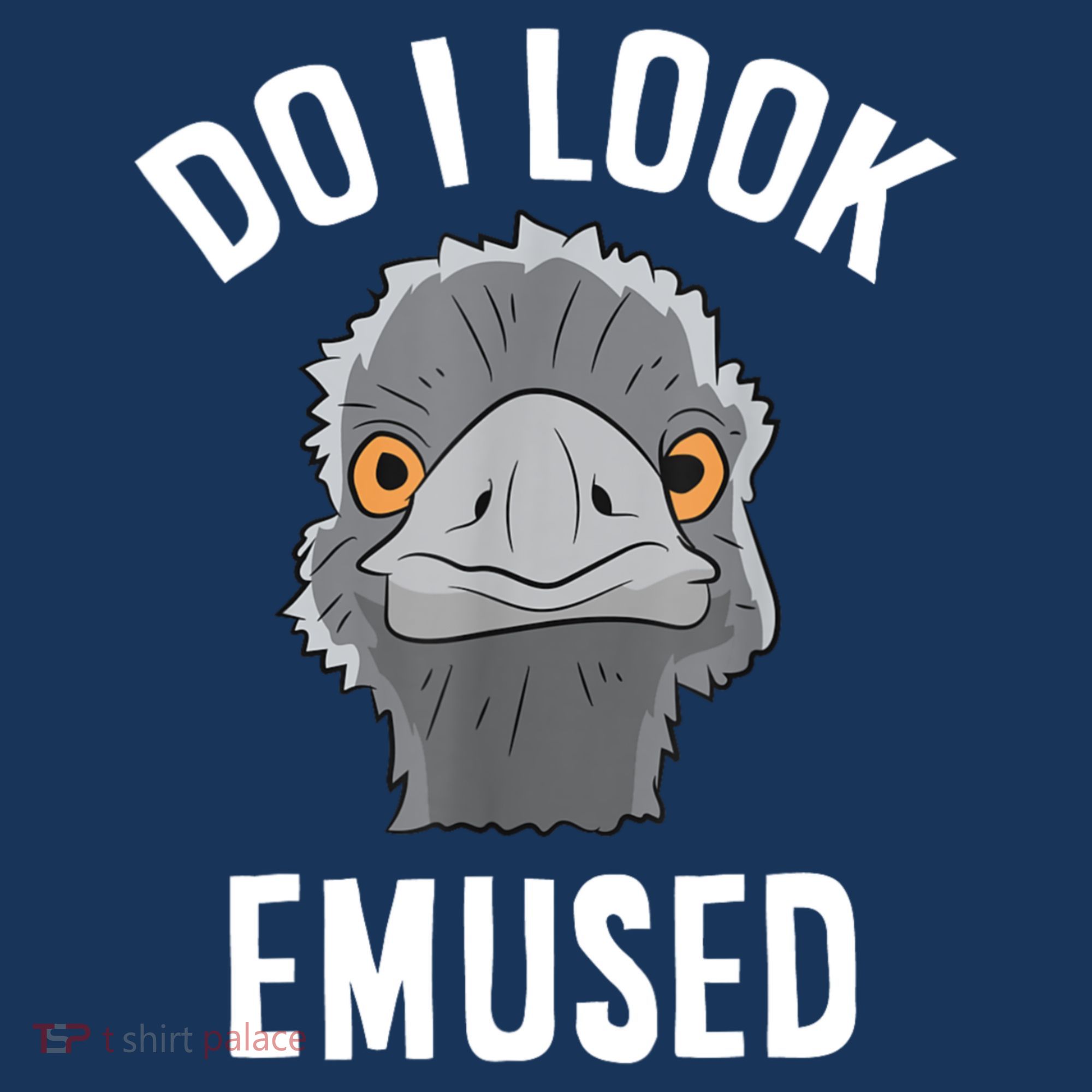 Do I Look Amused Funny Emu Animal Love Emus. Women's Tank Top