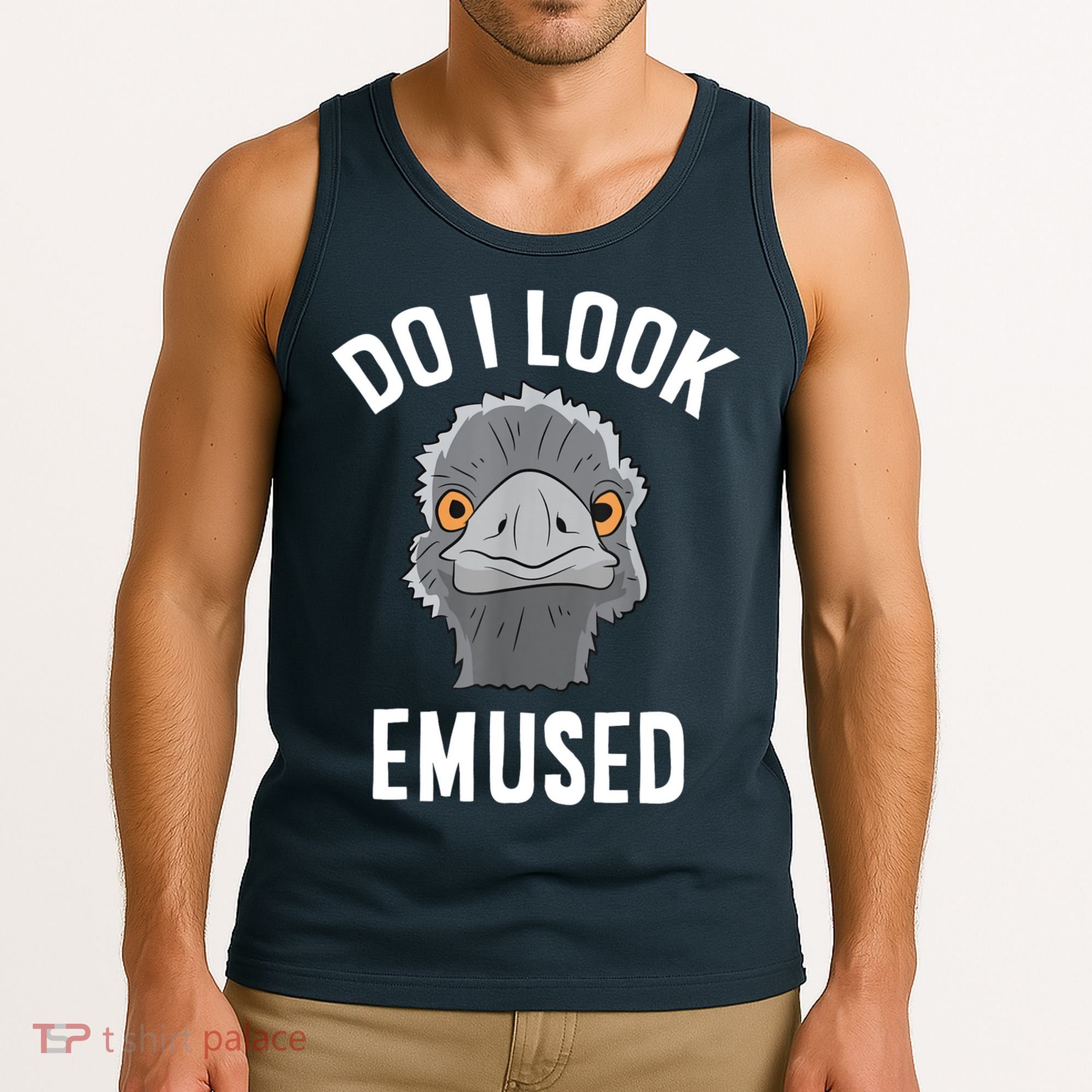 Do I Look Amused Funny Emu Animal Love Emus. Tank Top