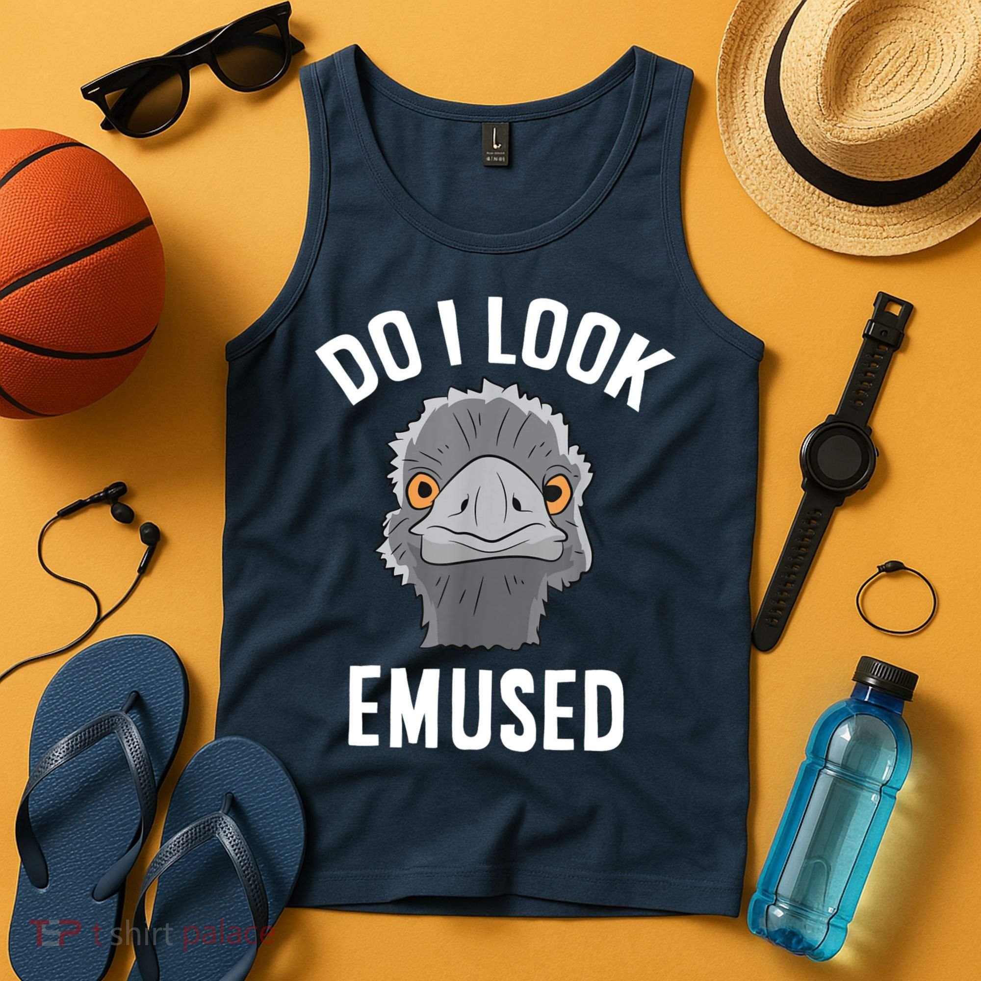 Do I Look Amused Funny Emu Animal Love Emus. Tank Top