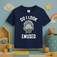 Do I Look Amused Funny Emu Animal Love Emus. Toddler T-Shirt thumb 3