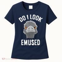 Do I Look Amused Funny Emu Animal Love Emus. Women's T-Shirt thumb 0